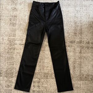 Express Black Straight Leg Jeans